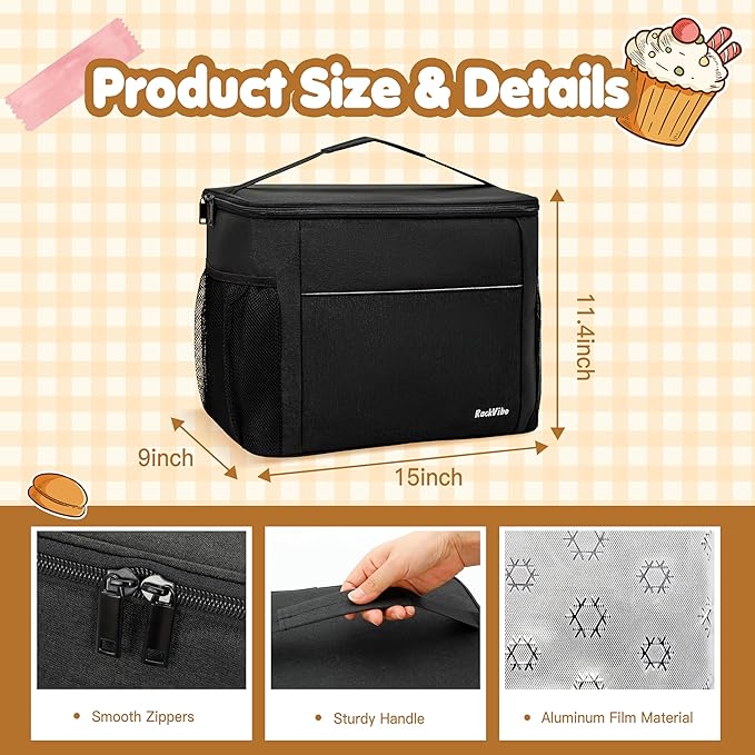 Chocolate Fountain Storage Bag, Compatible with Nostalgia 3/4-Tier Electric Chocolate Fondue Fountain Machine, Insulated Organizer with Adjustable Dividers for Fondue Fountain, Gifts Ideas (Bag Only)