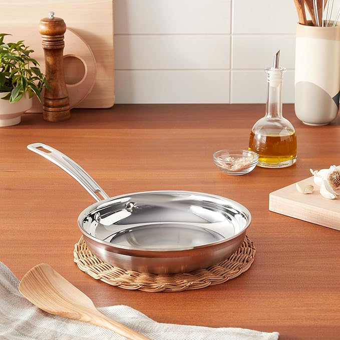 Cuisinart MultiClad Pro 8" Open Skillet, 8-Inch, Stainless Steel