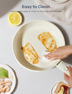 Ganiza 27pcs Nonstick Cookware Set, Pots and Pans Set Non Stick Detachable Handle, Non Toxic Cookware Sets Induction, Pots and Pans with Removable Handles, RV Cooking Set, Oven/Dishwasher Safe