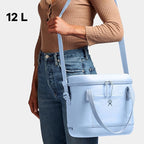 Hydro Flask Cooler Bag - Insulated Soft Lunch Bag - 12 L Capacity in Koala Gray and Black