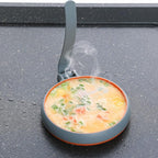 GOYLSER Silicone Egg Rings Set of 4, Silicone Egg Shaper for Pancake Patties & English Muffin, Grey Crumpet Rings Mold, Round Omelette Rings Patty Egg Circles