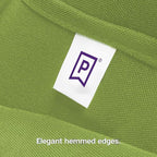 Gee Di Moda Rectangle Tablecloth - 70 x 120 Inch Apple Green - Heavy Duty Washable Polyester - For 6 or 8 Foot Rectangular Table