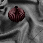 Solino Home Linen Tablecloth 52 x 52 Inch - 100% Pure Linen Charcoal Grey Square Tablecloth - Milan Hemstitch, Machine Washable Table Throw for Fall, Autumn, Halloween