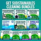 Coffee Maker Cleaner Tablets – Descaling & Cleaning Solution for Coffee Makers, Pot, Espresso Machines – Compatible with Breville, Miele, Keurig, DeLonghi, Nespresso & More – Removes Stains & Oils