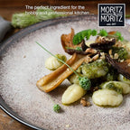 VIDA 12-Piece Porcelain Dinnerware Plate Set for 4 | Includes 4 Dinner Plates, 4 Dessert Plates, 4 Bowls | Modern Beige Ceramic Tableware, Stoneware Look, Microwave & Dishwasher Safe Dishes