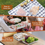 Baking Pan Set, 9¼ x 7⅛ x 2 Inch Small Rectangle Sheet Cake Pan with Lid, Stainless Steel Bakeware for Lasagna Brownie Casseroles