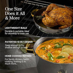 Our Place Titanium Pro Cookware Duo – Always Pan & Perfect Pot with Nonstick No-Coating Technology | Tri-Ply Titanium & Stainless Steel | Safe for Oven, Induction & All Cooktops up to 750°F | Gold