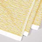 Realm 100% Cotton Dobby Textured Kitchen Dish Cloths | Ochri Yellow 13" x 13" Inch Soft, Plush & Absorbent Quick Drying Dish Towels (6 Pack)