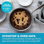 Gotham Steel 15 Pc Ceramic Cookware Set, Ceramic Pots and Pans Set Non Stick with Cooking Utensils and Steamer, Non Toxic PFOA PFOS Free, Premium Stay Cool Handles, Oven & Dishwasher Safe, Blue