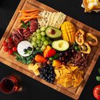 Extra Large Bamboo Cutting Board with Non Slip Feet and Over Sink Butcher Block Chopping Board Nice Solid Thick Wooden Juice Groove Big Xl XXl xlarge Best Hardwood Kitchen Counter Organic