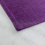 Home Brilliant Placemats Set of 6 Heat Resistant Dining Table Place Mats for Kitchen Table, 13 x 19 inches, Purple