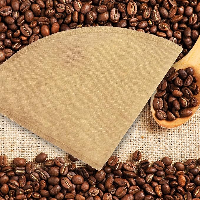 Organic Hemp Reusable Coffee Filter (1, No.4 Cone)