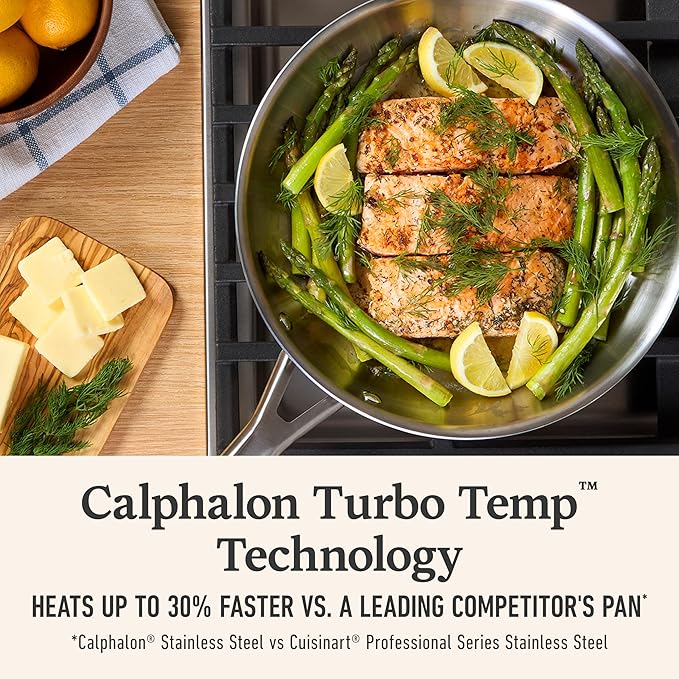 Calphalon Stainless Steel 3-Piece Cookware Set