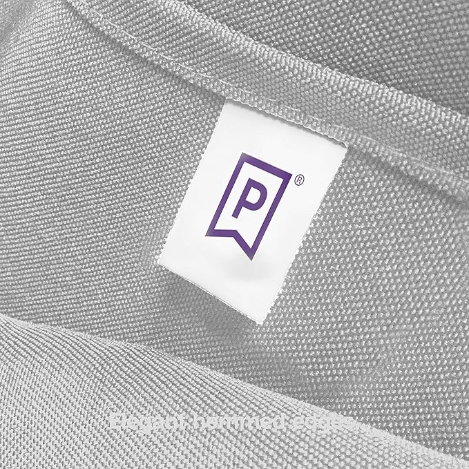 Gee Di Moda Rectangle Tablecloth - 60 x 126 Inch Silver Table Cloth for 8 Foot Rectangle Table - Heavy Duty Washable Fabric - for 8 Ft Buffet Table, Holiday Party, Dinner, Wedding & Baby Shower