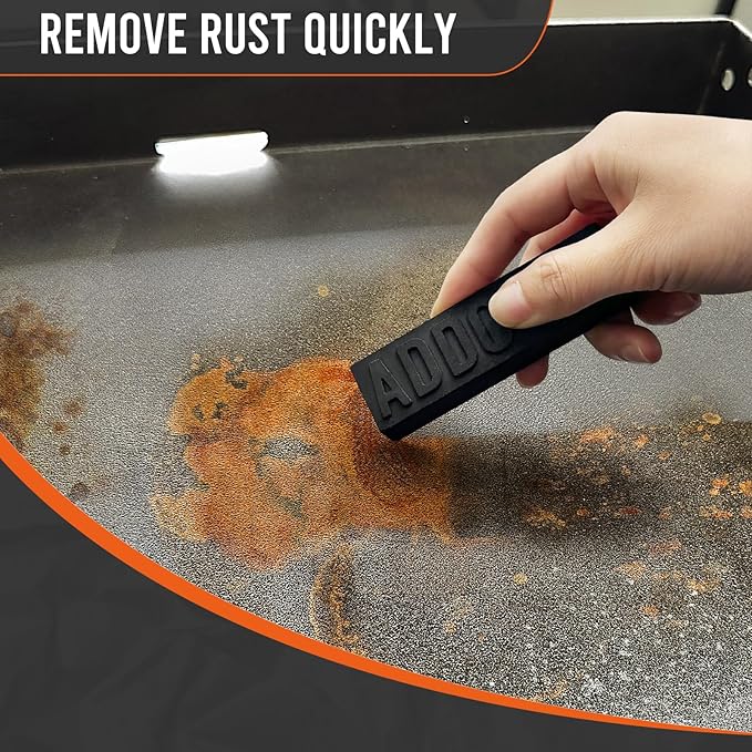 Griddle Seasoning & Cast Iron Seasoning Conditioner 7 OZ Care Kit, with Rust Remover Food Safe Griddle Seasoning for Blackstone, Pans, Carbon Steel – Maintain a Cleaner Non-Stick Skillet