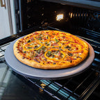 Old Stone Pizza Kitchen Glazed Round Pizza Stone for Oven and Grill, 14 inch