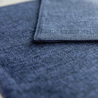 Home Brilliant Set of 4 Placemats Blue Placemats Heat Resistant Dining Table Place Mats Kitchen Table Mats, Navy Blue