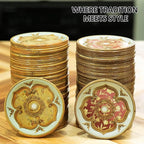 Supa Ant Wide Mouth Canning Lids (100pcs) Decorative Tin Canning Lids Wide Mouth (Versailles) Buckle Proof and Rust Proof - Perfect Fit Can Lid for Mason Jars Canning Supplies