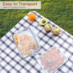 9¼ x 7⅛ x 2 Inch Baking Pan with Lid, Stainless Steel Lasagna Rectangular Cake Pan, 2 Pack