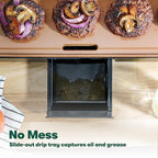 bella XL Electric Ceramic Titanium Griddle, Make 15 Eggs At Once, Healthy-Eco Non-stick Coating, Hassle-Free Clean Up, Large Submersible Cooking Surface, 12" x 22", Copper/Black