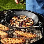 HexClad Hybrid Nonstick BBQ Grill Pan, Dishwasher-Friendly, BBQ and Oven-Safe Up to 900°F