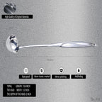 High Grade Soup Ladle,Cooking Ladle for Soup,Heat-proof Design of Hollow Handle,Stainless Steel Kitchen Utensil（4ouce/13.5 Inch)