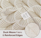 Ruvanti Placemats 100% Cotton 13 x 19 Inch, Dining Table Placemats Set of 6, Modern Place Mats for Dining Table Decor, Kitchen and Table Linens, Coffee Mat for Christmas Dinners - Luminous