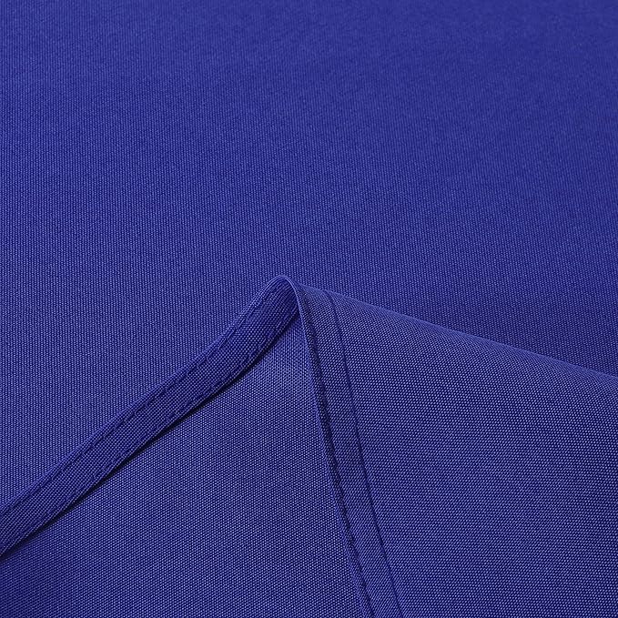 sancua Rectangle Tablecloth - 90 x 156 Inch - Water Resistant Spill Proof Washable Polyester Table Cloth, Royal Blue