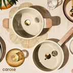 CAROTE 22Pcs Pots and Pans Set Non stick, Ceramic Cookware Set, Non-toxic Kitchen Cooking Set, PFAS and PFOA Free