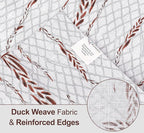 Ruvanti Placemats 100% Cotton 13x19 Inch, Dining Table Placemats Set of 6, Modern Place Mats for Dining Table Decor, Kitchen & Table Linens, Coffee Mat for Christmas Dinners - Wheatable