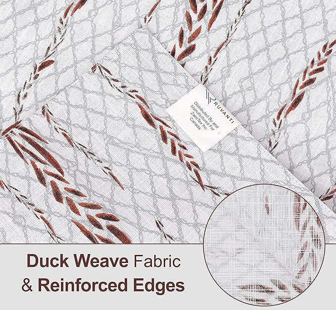 Ruvanti Placemats 100% Cotton 13x19 Inch, Dining Table Placemats Set of 6, Modern Place Mats for Dining Table Decor, Kitchen & Table Linens, Coffee Mat for Christmas Dinners - Wheatable