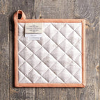 Maison d' Hermine Pot Holders 100% Cotton Heat Resistant Potholders 8" x 8" Hot Pads with Loop BBQ, Cooking, Baking, Grilling, Kitchen, Handling Hot Pans (Pack of 1, Giving Thanks)