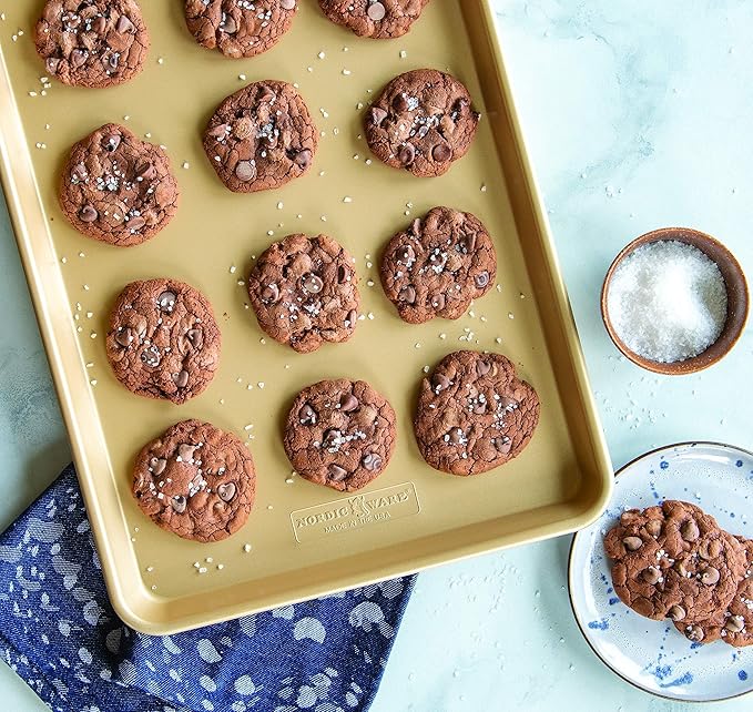 Nordic Ware Naturals Nonstick Half Sheet, 2-pack