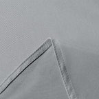 sancua Square Tablecloth - 54 x 54 Inch - Stain and Wrinkle Resistant Washable Polyester Table Cloth, Decorative Fabric Table Cover for Dining Tables, Buffet Parties and Camping, Silver Grey