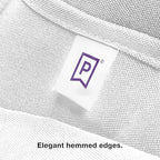 Gee Di Moda Rectangle Tablecloth - 70 x 120 Inch White Table Cloth for 6 or 8 Foot Rectangle Table - Heavy Duty Washable Fabric - for Buffet Table, Holiday Party, Dinner, Wedding & Baby Shower