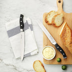 McCook® Knife Sets, German Stainless Steel Forged Kitchen Knives Block Set with Built-in Knife Sharpener