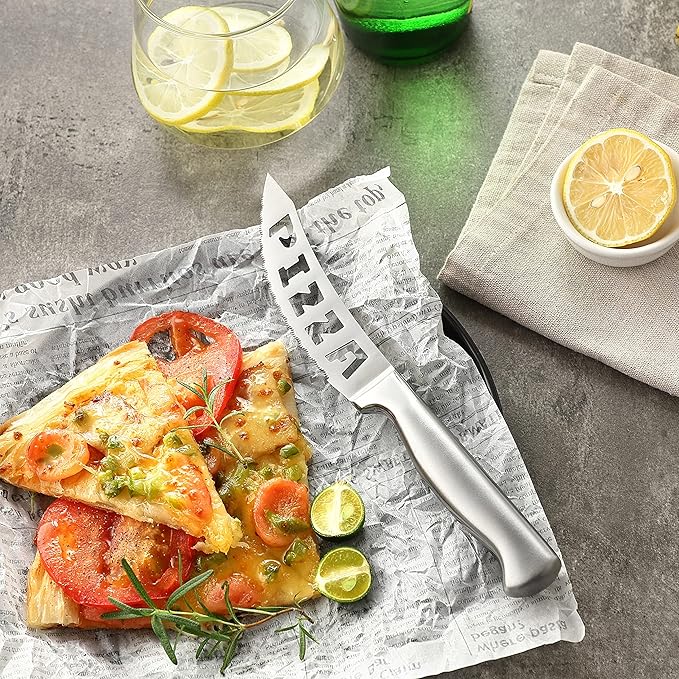 McCook® Knife Sets,German Stainless Steel Kitchen Knives Block Set with Built-in Sharpener