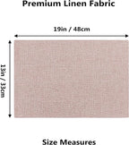 Home Brilliant Placemats Set of 6 Pink Apricot Table Place Mats for Women Wedding Decoration Blush Placemats Washable Place Mats for Dining Kitchen Restaurant Table, Pink