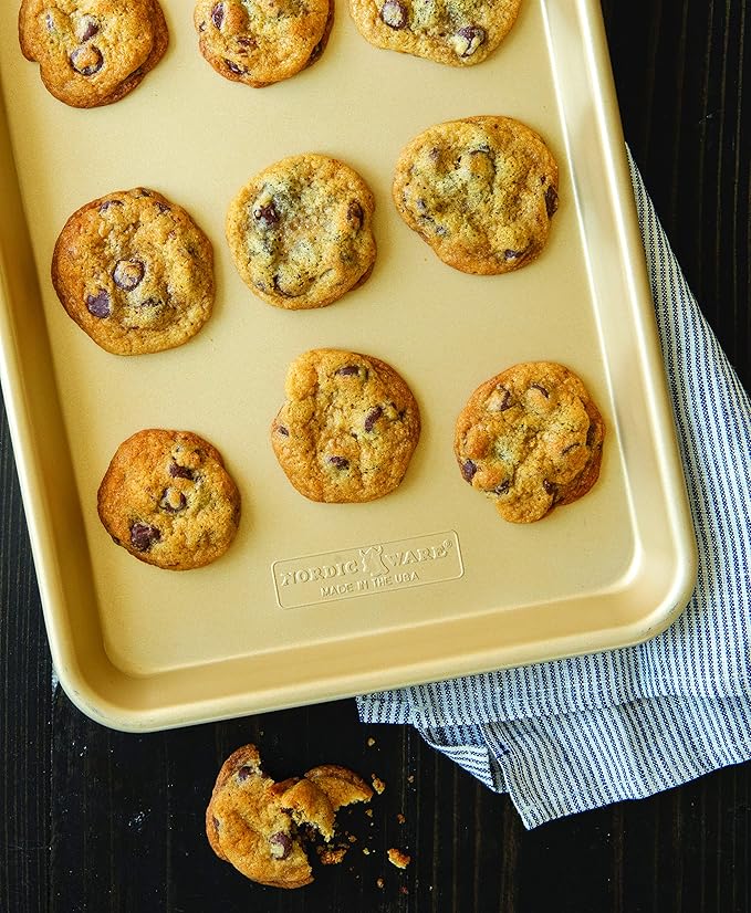 Nordic Ware Naturals Nonstick Quarter Sheet, 2 Count (Pack of 1)