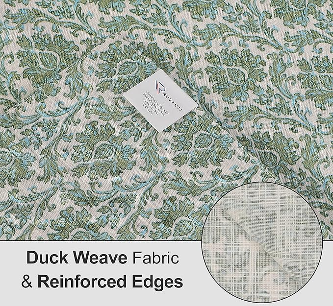 Ruvanti Placemats - 100% Cotton, 13x19 Inch, Set of 6 Modern Place Mats for Dining Table Decor, Kitchen & Table Linens, Coffee Mat for Christmas Dinners - Off Toned