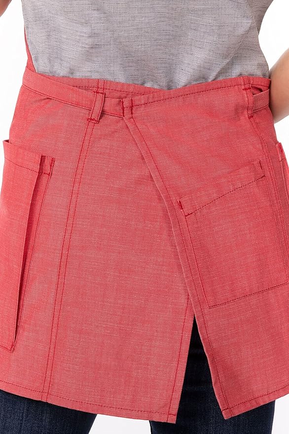 Chef Works Unisex Medford Short Bib Apron