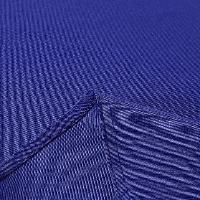 sancua Rectangle Tablecloth - 60 x 84 Inch - Stain and Wrinkle Resistant Washable Polyester Table Cloth, Decorative Fabric Table Cover for Dining Tables, Buffet Parties and Camping, Blue