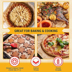 Unbleached Parchment Paper for Baking – 2-Pack 520 Sq.Ft Total - 15 in x 210 ft Baking Paper Roll with Cutter, Non-Stick Brown Parchment for Baking, Cooking, Grilling, Steaming by Baker’s Signature