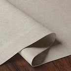 D'Moksha Homes Linen Natural Table Runner 108 Inches Long - 100% Pure Linen Dining Table Runner 14 x 108 Inch for Summer, Fall and Halloween - Machine Washable