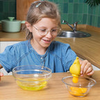 Egg Separator, Chicken Shape, Egg White Separator, Raw Eggs - No Drip, No Mess - Food Grade Silicone, Kitchen Cooking, Kitchen Gadgets Unique Baking Tools (Yellow)