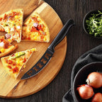 McCook® Premium Black Knife Sets,German Stainless Steel Kitchen Knives Block Set with Built-in Sharpener