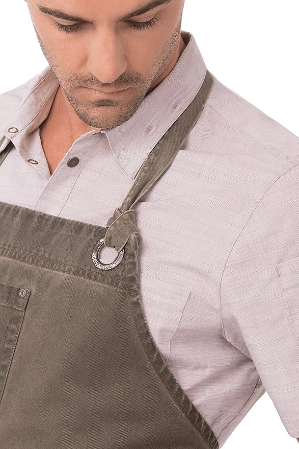 Chef Works Unisex Dorset Bib Apron